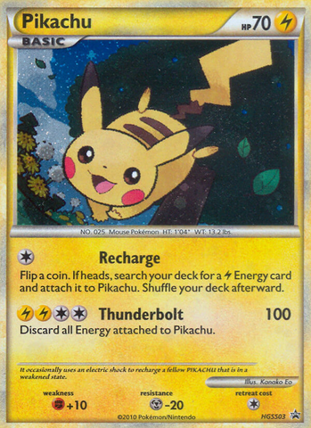 Pikachu (HGSS03) [HeartGold & SoulSilver: Black Star Promos]