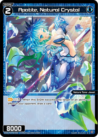 Apatite, Natural Crystal (WXDi-P03-067) [Standup Diva]