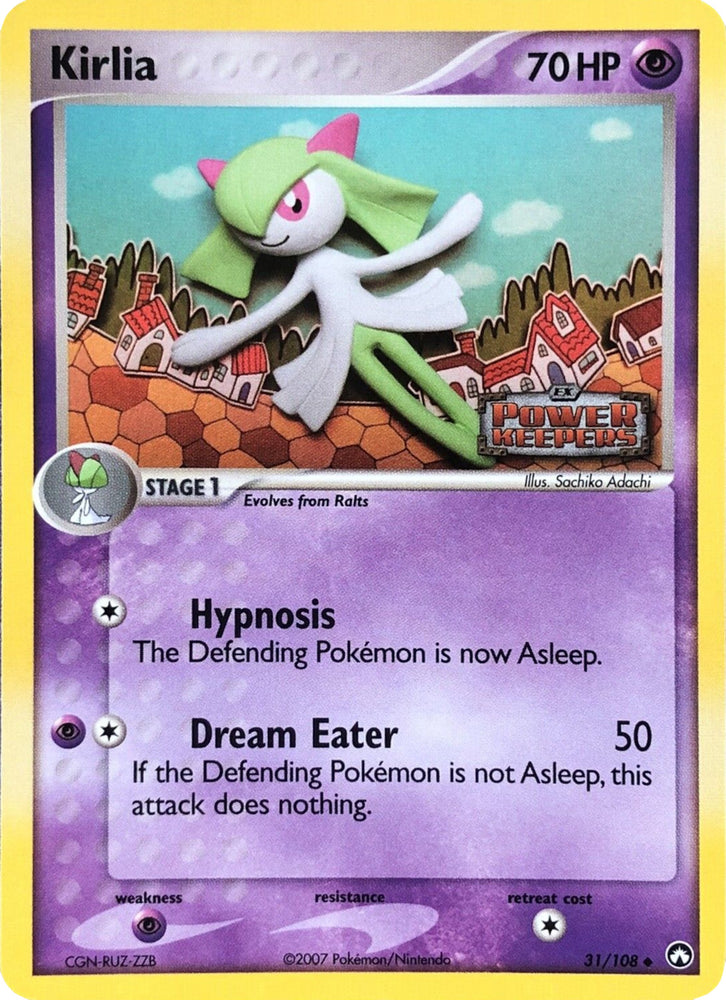 Kirlia (31/108) (Stamped) [EX: Power Keepers]