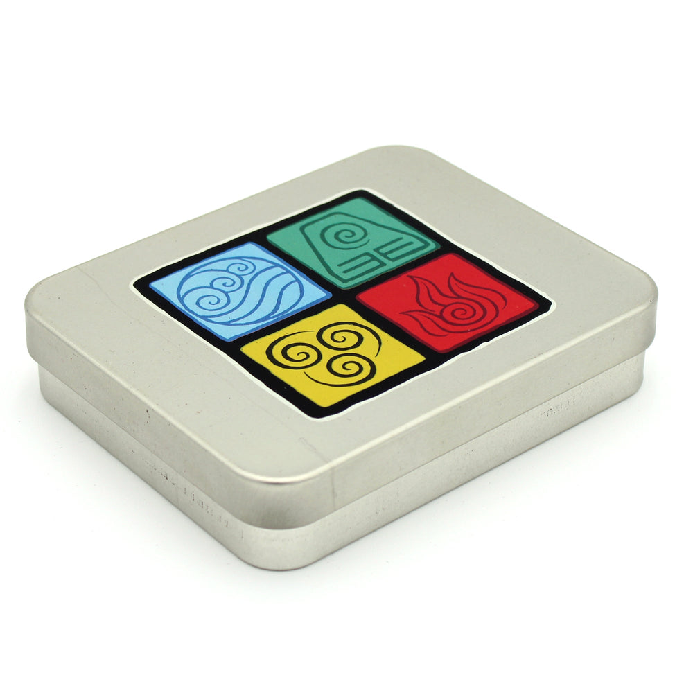 Avatar Four Elements Wind Water Fire Earth Bi-Fold Wallet with Gift Tin - Concept One - 5