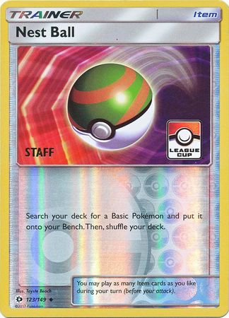 Nest Ball (123/149) (League Promo Staff) [Sun & Moon: Base Set]