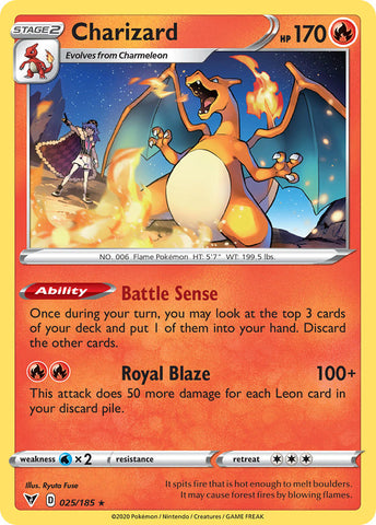 Charizard (025/185) [Sword & Shield: Vivid Voltage]