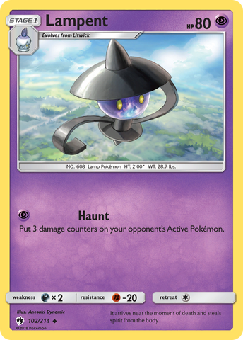 Lampent (102/214) [Sun & Moon: Lost Thunder]