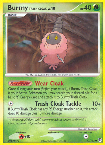 Burmy Trash Cloak (80/132) [Diamond & Pearl: Secret Wonders]