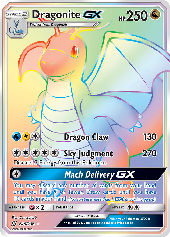 Dragonite GX (248/236) [Sun & Moon: Unified Minds]