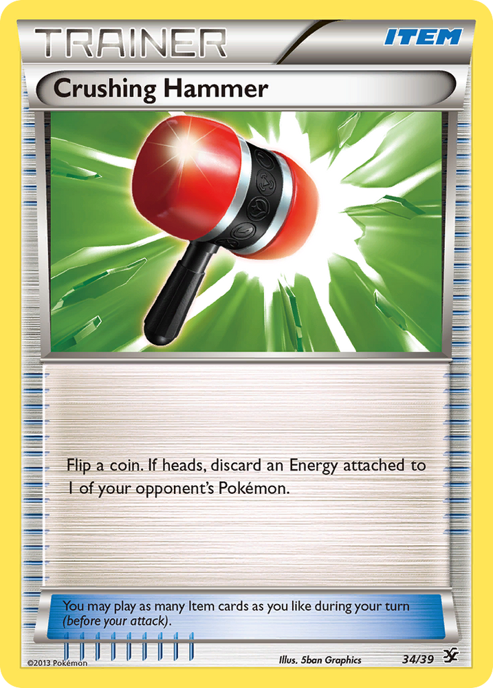 Crushing Hammer (34/39) [XY: Kalos Starter Set]