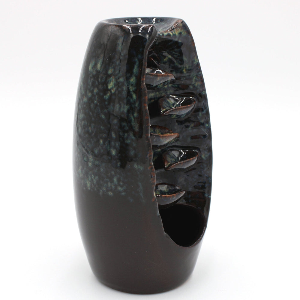 Blue/Brown Ceramic Incense Burner - Fantasy Gifts - 3