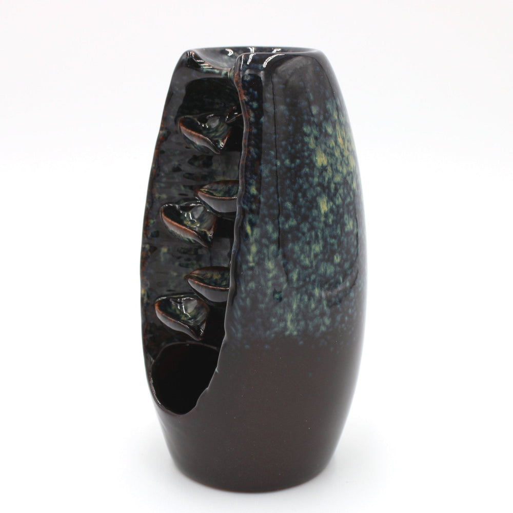 Blue/Brown Ceramic Incense Burner - Fantasy Gifts - 4