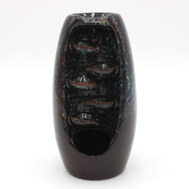 Blue/Brown Ceramic Incense Burner - Fantasy Gifts - 1