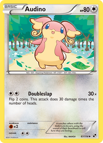 Audino (87/114) [Black & White: Base Set]