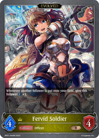 Fervid Soldier (BP01-044EN) [Advent of Genesis]