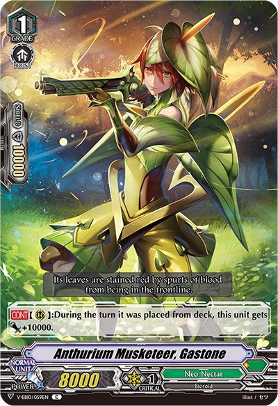 Anthurium Musketeer, Gastone (V-EB10/059EN) [The Mysterious Fortune]