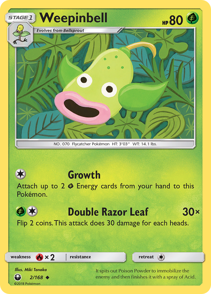 Weepinbell (2/168) [Sun & Moon: Celestial Storm]