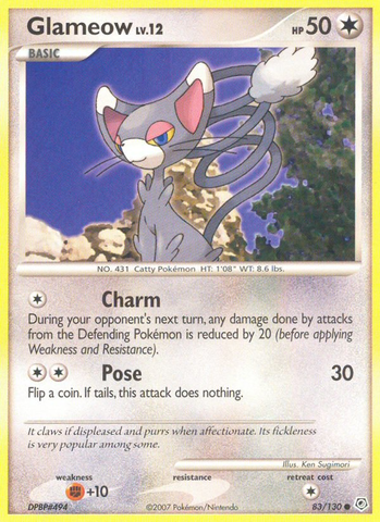 Glameow (83/130) [Diamond & Pearl: Base Set]