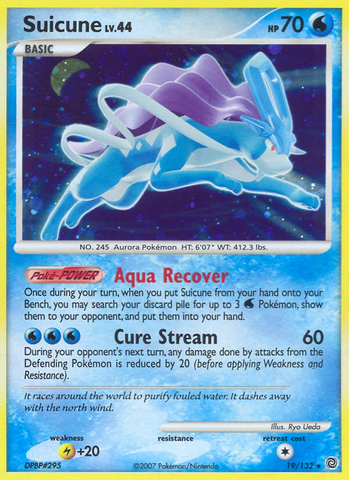 Suicune (19/132) [Diamond & Pearl: Secret Wonders]