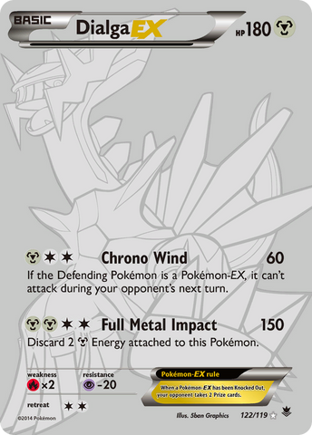 Dialga EX (122/119) [XY: Phantom Forces]