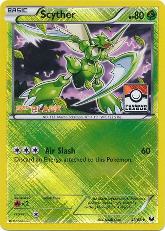 Scyther (4/108) (League Promo 3rd Place) [Black & White: Dark Explorers]