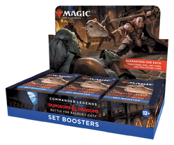 MTG Commander Legends: Battle for Baldur's Gate Set Booster Display