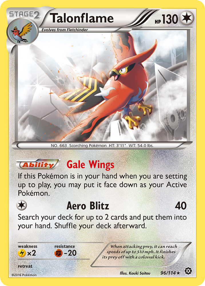 Talonflame (96/114) [XY: Steam Siege]