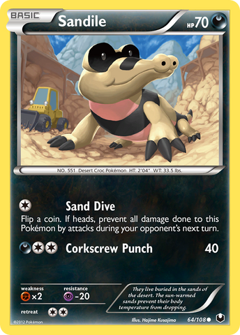 Sandile (64/108) [Black & White: Dark Explorers]