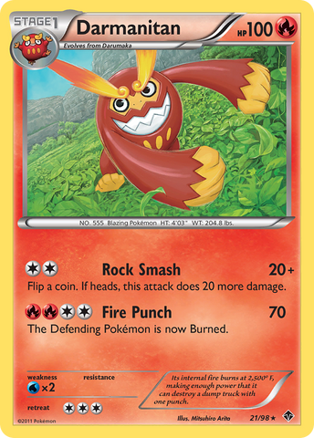 Darmanitan (21/98) [Black & White: Emerging Powers]