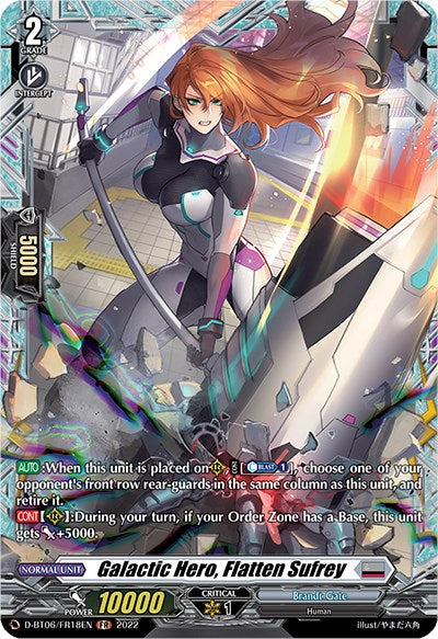 Galactic Hero, Flatten Sufrey (D-BT06/FR18EN) [Blazing Dragon Reborn]