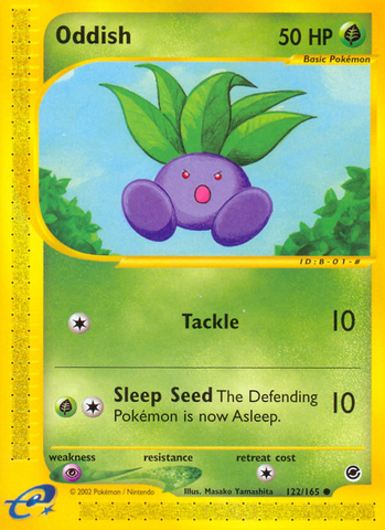 Oddish (122/165) [Expedition: Base Set]