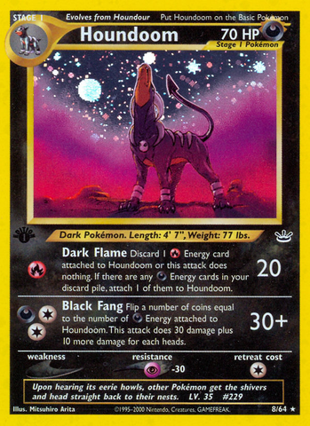 Houndoom (8/64) [Neo Revelation 1st Edition]