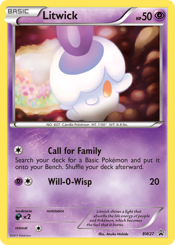 Litwick (BW27) [Black & White: Black Star Promos]