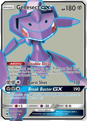 Genesect GX (204/214) [Sun & Moon: Lost Thunder]