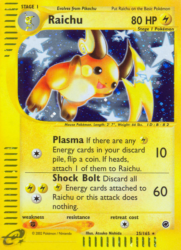 Raichu (25/165) [Expedition: Base Set]