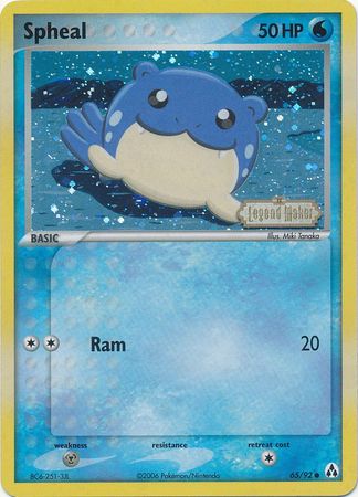 Spheal (65/92) (Stamped) [EX: Legend Maker]