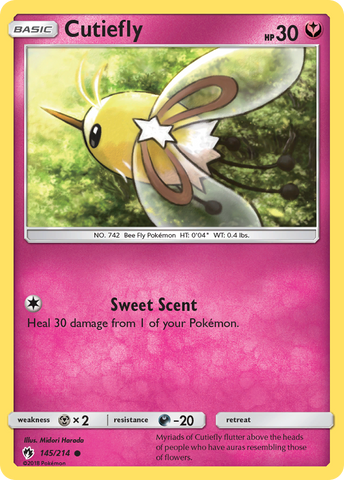 Cutiefly (145/214) [Sun & Moon: Lost Thunder]