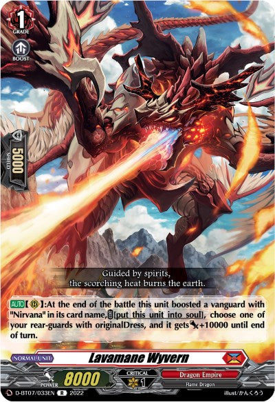 Lavamane Wyvern (D-BT07/033EN) [Raging Flames Against Emerald Storm]