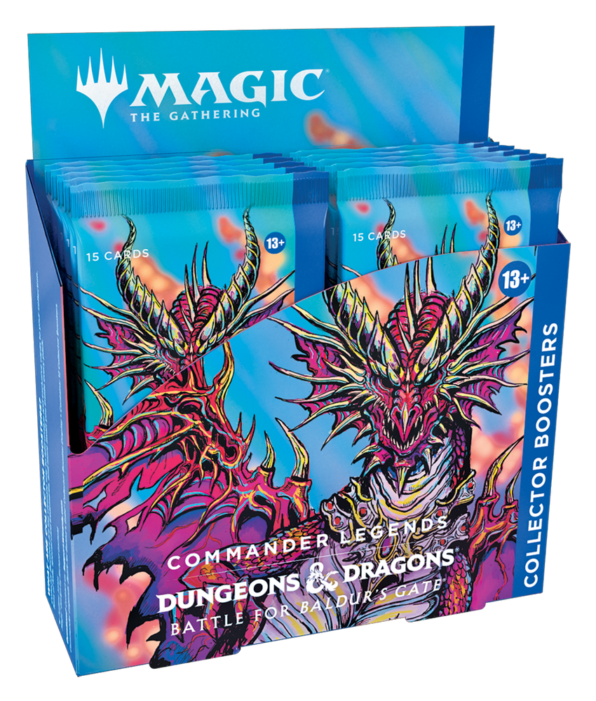 MTG Commander Legends: Battle for Baldur's Gate Collector Booster Box Display