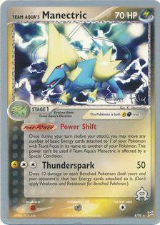 Team Aqua's Manectric (4/95) (Blaziken Tech - Chris Fulop) [World Championships 2004]